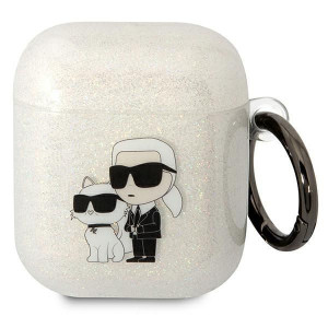 Karl Lagerfeld Kla2hnkctgt Airpods 1/2 Cover Transparent Gliter
