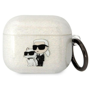 Karl Lagerfeld Kla3hnkctgt Airpods 3 Cover Transparent Gliter