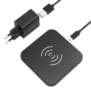 Ładowarka Bezprzewodowa Qi 10w Do Telefonu Słuchawek (t511-s) + Ładowarka