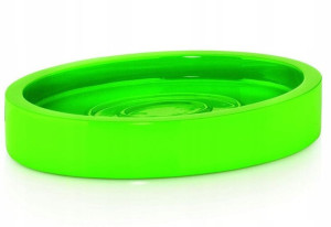 Mydelniczka Mirage zielona plastik/stal kela