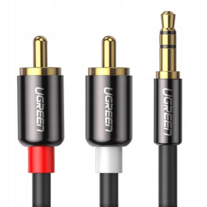 Ugreen Mocny Kabel Audio 3,5mm Mini Jack - 2rca 3m