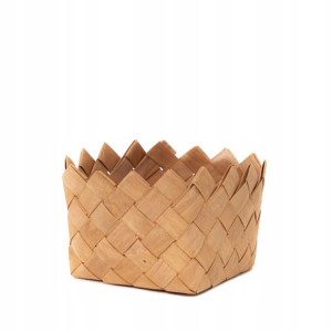 Kosz DEKORACYJNY wyplatany SUTRI 22x20x14 cm HOMLA