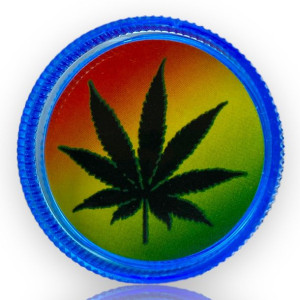 Młynek akrylowy REMO Rasta Liście 2-częściowy 30mm
