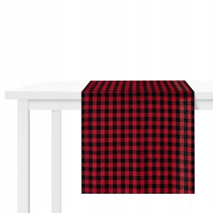 Bieżnik ŚWIĄTECZNY REJ w kratę 40x160 cm HOMLA