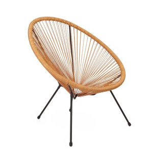 Fotel Ogrodowy Acapulco Rattan 93x73x85 Cm Homla