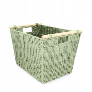 Kosz pleciony duży MOSVIK 41x29x27 cm HOMLA