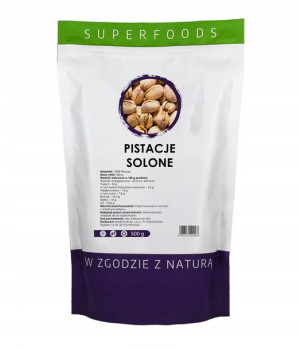 Pistacje prażone solone naturalne 500 g