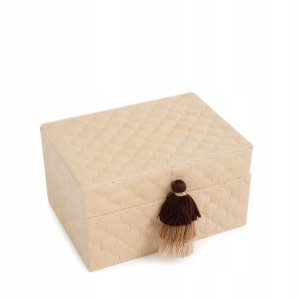 Szkatułka MELA welurowa 17,5x12,5x9,5 cm HOMLA