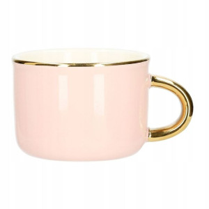 Mały kubek z porcelany z uchem NORDLIA 150ml HOMLA