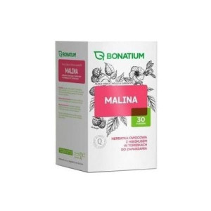 Bonatium Malina, herbatka owocowa z hibiskusem, 30 szt.