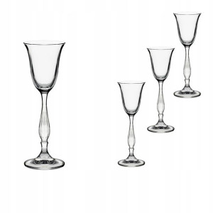 4x KIELISZEK KRYSZTAŁOWY CRISTAL do likieru 60ml