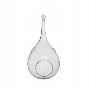 Dekoracja OZDOBA DECO szklana 20x9 cm HOMLA