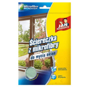 Jan Niezbędny, ściereczka z mikrofibry do mycia okien, 1 szt.