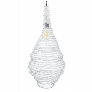 Lampa sufitowa srebrna ALI 82 cm HOMLA