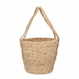 Kosz z trawy morskiej LUMBO 28x21x25 cm HOMLA