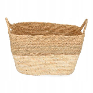 Kosz z trawy morskiej LUMBO 30x40x26 cm HOMLA