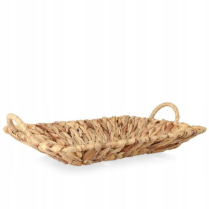 Taca z hiacyntu wodnego HYACINTH 38x29x4 cm HOMLA