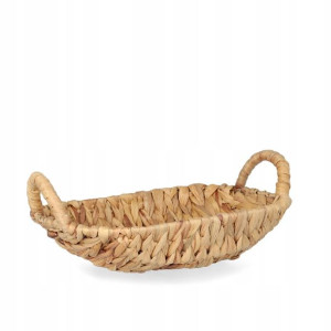 Taca z hiacyntu wodnego HYACINTH 27x20x7 cm HOMLA