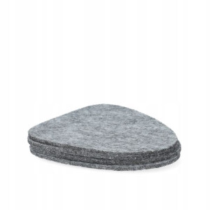 Zestaw 4 podkładek filcowych POD KUBEK KUFEL 12 cm