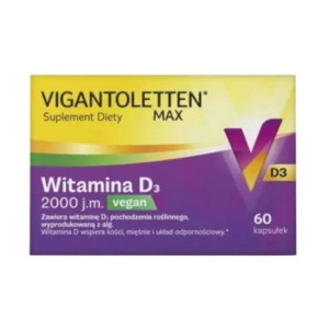 Vigantoletten Max Vegan, kapsułki, 60 szt.
