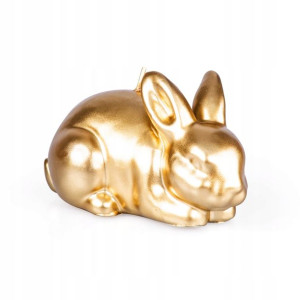 Świeca wielkanocna RABBIT złoty królik 6 cm