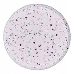 Zestaw TERRAZZO talerzy papierowych 8 szt. 25 cm