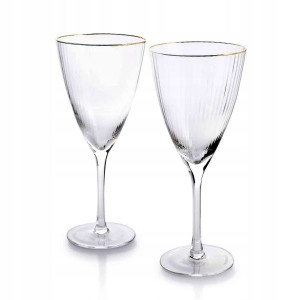 Komplet kieliszków MADA GOLD 420 ml 2 szt.