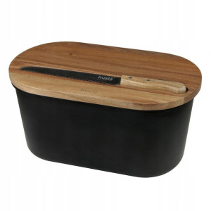 Chlebak BREAD BIN z deską do krojenia i nożem 37,5