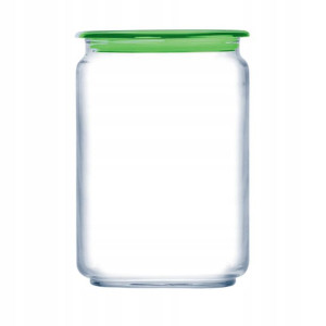 Słoik PLANO JAR z pokrywką zielony 1 l