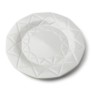TALERZ CERAMICZNY ADEL GREY płaski 24 cm