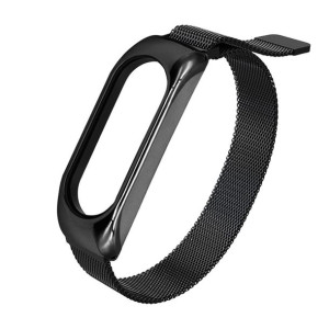 Pasek Do Xiaomi Mi Band 6 / Mi Band 5 / Mi Band 4 / Mi Band 3 Czarny