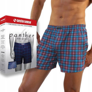 Luźne Bokserki Sesto Senso Panther Wzór 3 Xxl