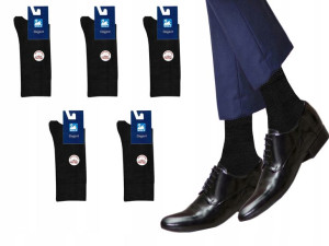 Wola skarpetki męskie Elegant 5-pak, czarny, 39-41