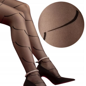 Fiore rajstopy Black Swan 15 den eleganckie 2-S