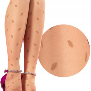Fiore rajstopy Sandy 15 den nude kropeczki 2-S