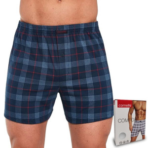bokserki CORNETTE COMFORT cotton 002/255 krata XL