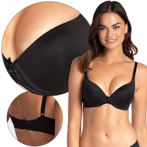 Klasyczny Biustonosz Push-Up GATTA Emma Czarny 65D