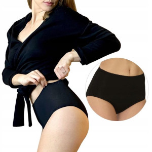 Figi pełne De lafense gładkie SARA 018 czarny XXL