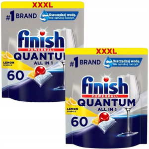 Finish Quantum Kapsułki Do Zmywarki 120 Szt Lemon