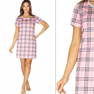 Regina 414 Koszula Nocna Bawełniana różowa 2XL