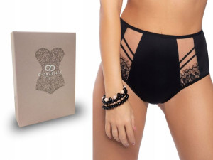 GORSENIA figi brazyliany K498 Paradise, czarne XXL