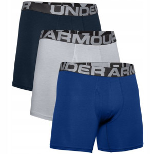 UNDER ARMOUR Bokserki Męskie Bawełna Charged 3-PAK