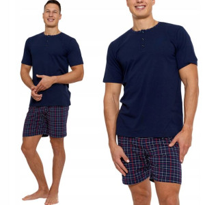 Moraj Dwuczęściowa Piżama męska 5200-004 Navy XL
