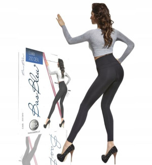 BAS BLEU legginsy LIVIA czarne 200 DEN 3-M