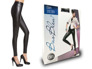Bas Bleu Elen Leginsy Modelujące z Eco Skóry L