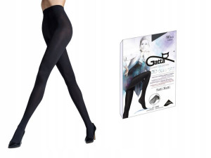 Gatta rajstopy Satti Matti 90 den lycra grafit 2-S