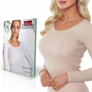 bluzka top ELDAR IRENE długi rękaw , BEŻOWA , XL