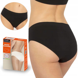 Figi Gatta Bikini Queenie bezszwowe, czarne, M