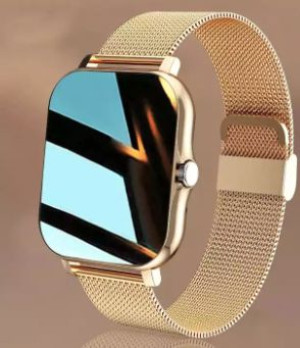 Smartwatch Zegarek Złoty Rozmowy Dwa Paski Ekg