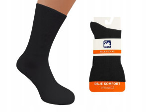 Wola skarpetki bawełniane Relax, black G95, 45-47
